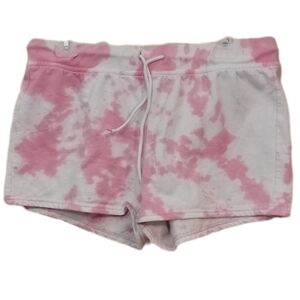 Pink Tie-Dye Women's Shorts Large
